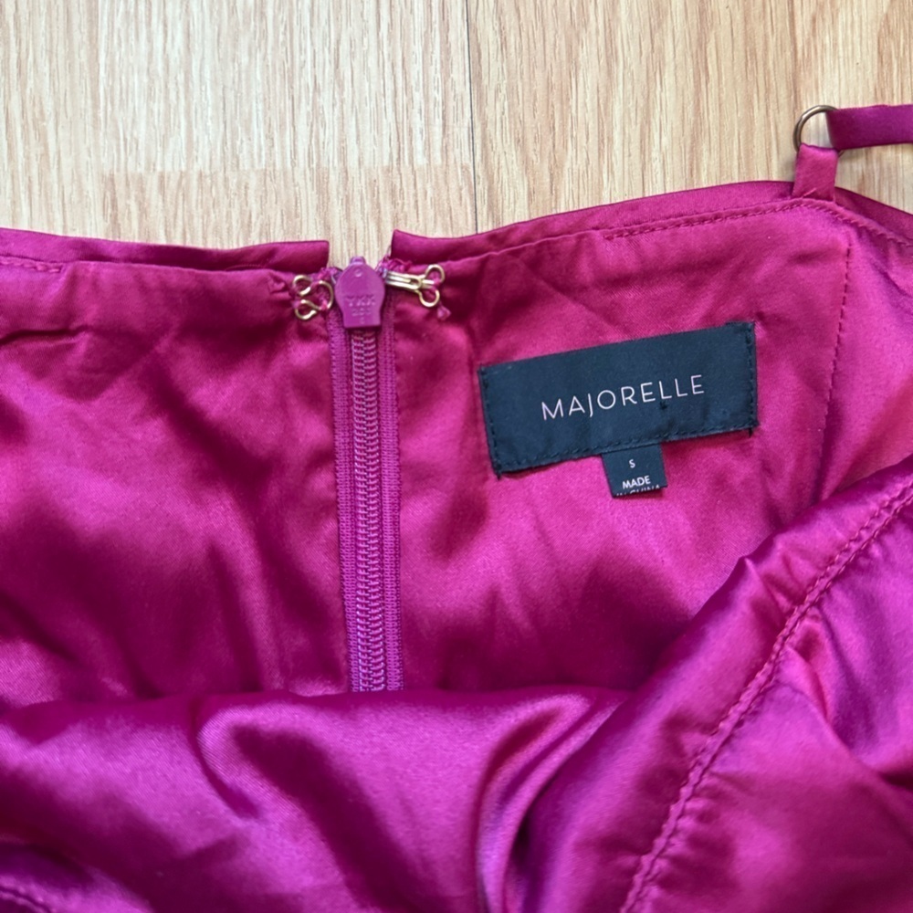 MAJORELLE Elegant Pink Sequin Dress Sz Small - Picture 6 of 6